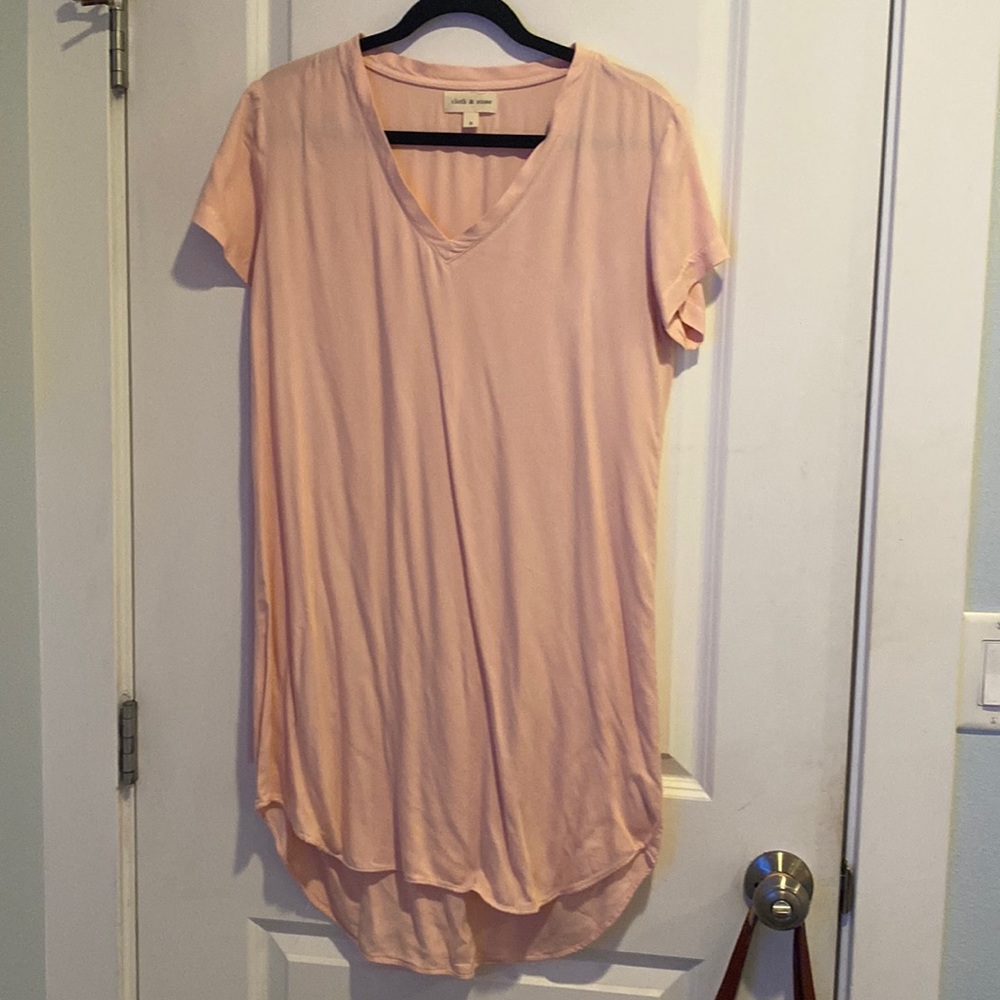 Cloth & Stone hi low shirt style dress